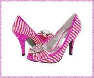 Pink Glitter Heels