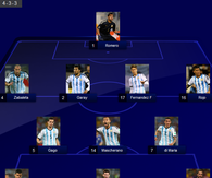 Team Argentina Line up