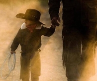 Country father and son