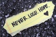 Never lose hope
