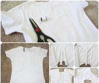 DIY Braided Back Shirt