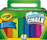 Crayola 48 Count Sidewalk Chalk Time to get messy