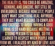 the reality is