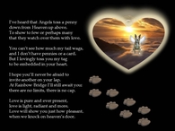 A tag from heaven - dog poem