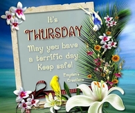 It's Thursday