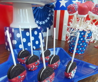 July Fourth Oreos
