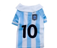 Pet T-shirt Dog Sweater Sport Jersey for Agentina Team