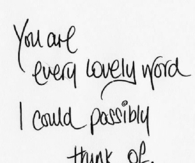 You are...