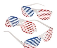Patriotic Shutter Shades Glasses (1 dozen)