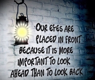 Our Eyes Are Placed In Front