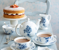 Blue & White Tea Set