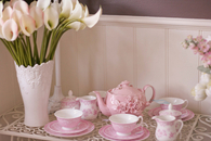 Pretty Pink Tea Set