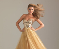 Gold Sparkly Gown
