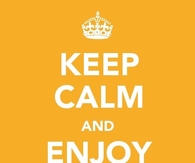 Keep calm and enjoy summer