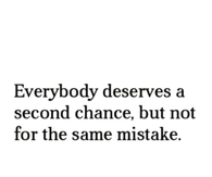a second chance