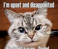 weekend is over