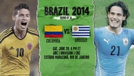 Colombia vs Uruguay Colombia advances