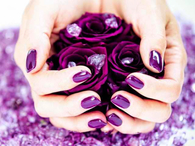 Pretty Purple Nail Polish