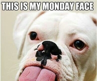 My Monday face