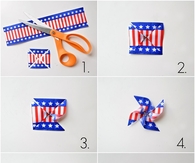 DIY Patriotic Pinwheel