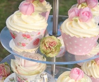 Lemon Cream Teacup Cupcakes
