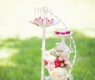 Plant Stand Used for Party Food