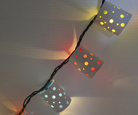 Polka Dot Paper Lanterns