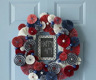 DIY 4th of July Wreath