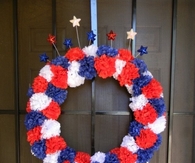 4th of July Wreath DIY with Felt & Ribbon