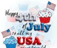 Happy 4th of July to all my sweet USA friends