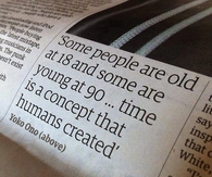Time is a concept that humans created