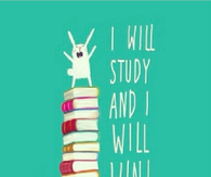 I will study and I will win