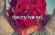 Dye my hair red