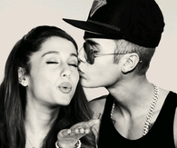 Ariana Grande and Justin Bieber
