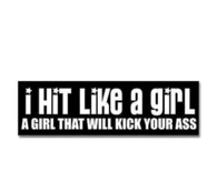 I hit like a girl