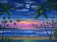 Hawaiian Sunset Painting