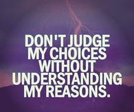 Dont Judge My Choices