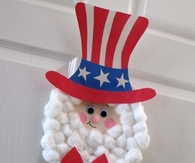 Paper Plate Uncle Sam