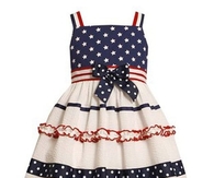 Bonnie Jean Girls American Flag Sun Dress