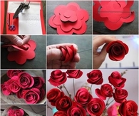 DIY Paper Roses