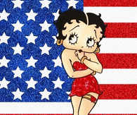 4th of July Betty Boop