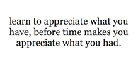 Appreciate