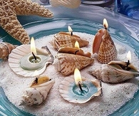 Seashell Candles
