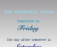 Two wonderful facts
