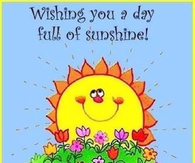a day full of sunshine