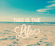 This is the life