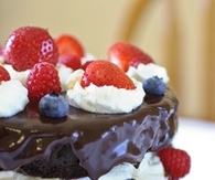 Three Tier Gluten Free July 4th Cake