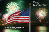 Happy Fourth of July, God Bless America