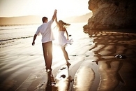 Beach dancing