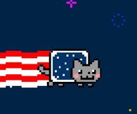 4th of July Nyan Cat